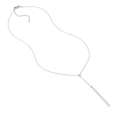 14K Gold Personalized Lariat Bar Pendant