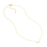 14K Gold Mini Diamond Love Pendant Necklace