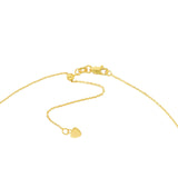 14K Gold Solo Diamond Bezel Choker