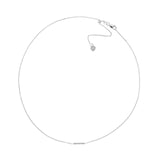 14K Gold Diamond Bar Choker