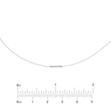 14K Gold Diamond Bar Choker