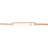 14K Gold Diamond Bar Choker