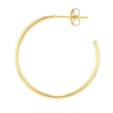 14K Gold 25MM Hoops