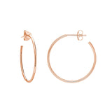 14K Gold 25MM Hoops