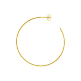 14K Gold 40MM Hoops