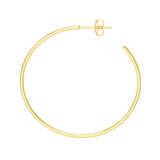 14K Gold 40MM Hoops