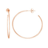 14K Gold 40MM Hoops
