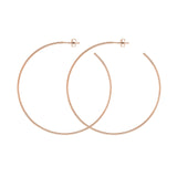 14K Gold 60MM Hoops