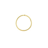 14K Gold Solo Round Bezel Diamond Band