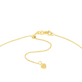 14K Gold Diamond Drape Chain Choker