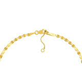 14K Yellow Gold Mirror Valentino Anklets