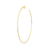 14K Gold Thin Hoop Earrings