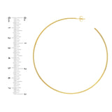 14K Gold Thin Hoop Earrings