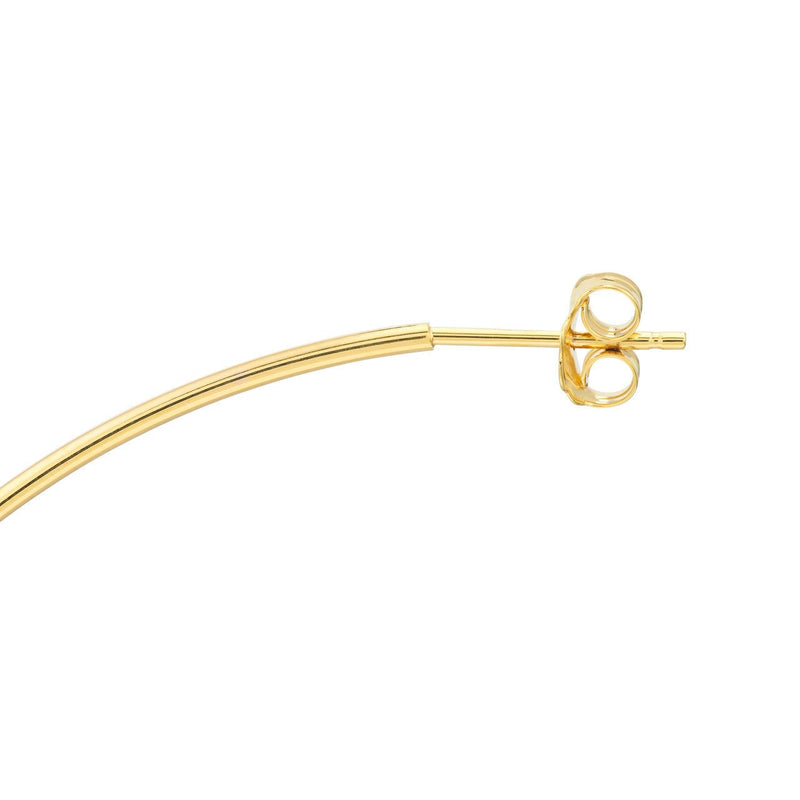 14K Gold Thin Hoop Earrings