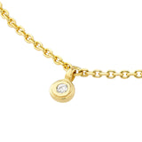 14K Gold 5-Stone Diamond by the Yard Necklace