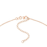 14K Gold Diamond Bezel Bead Chain Necklace