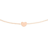 14K Gold Personalized Mini Heart Bolo Bracelet