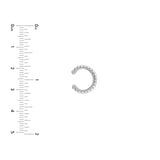 14K Gold Bubble Ear Cuffs