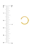 14K Gold Ear Cuffs with Diamond