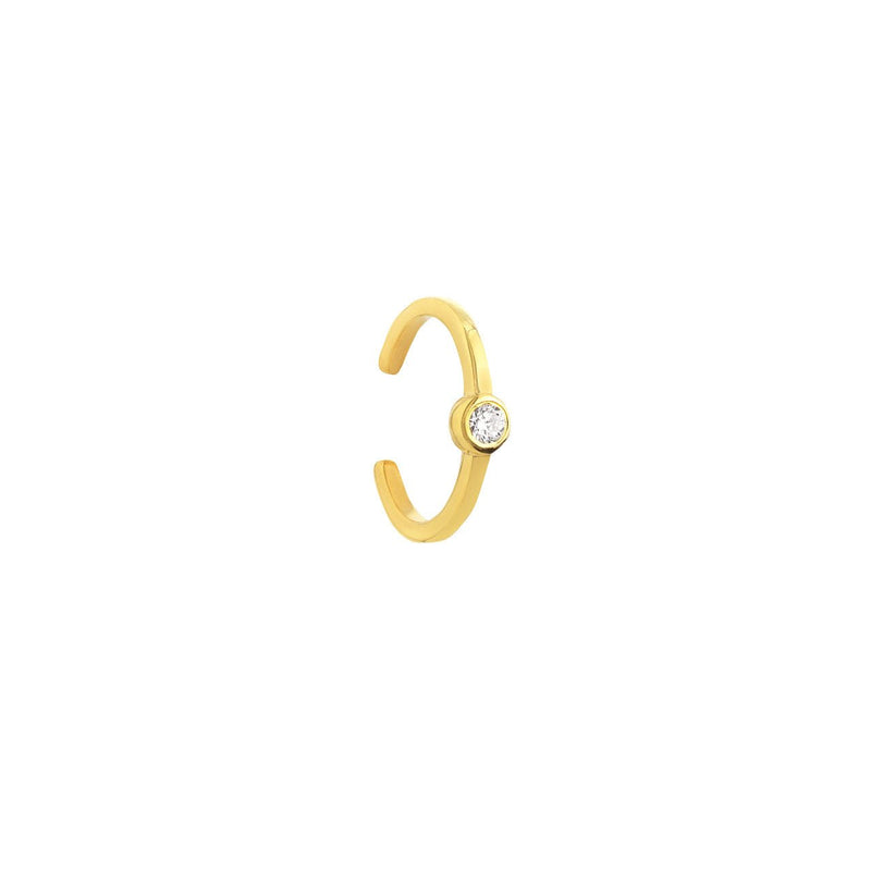 14K Gold Ear Cuffs with Diamond