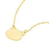 14K Gold Mini Cat Head Pendant