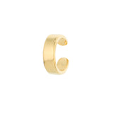 14K Gold Squared Huggie Earrings
