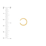 14K Gold Squared Huggie Earrings