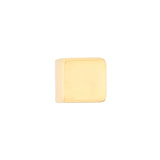 14K Gold Mini Cube Stud Earrings