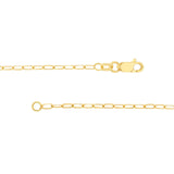 14K Gold Diamond Organic Disk Pendant Necklace