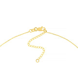 14K Gold Diamond Lightning Bolt Necklace