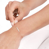 14K Gold Mama Nameplate Adjustable Bracelet