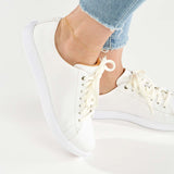 14K Gold Ball Anklet