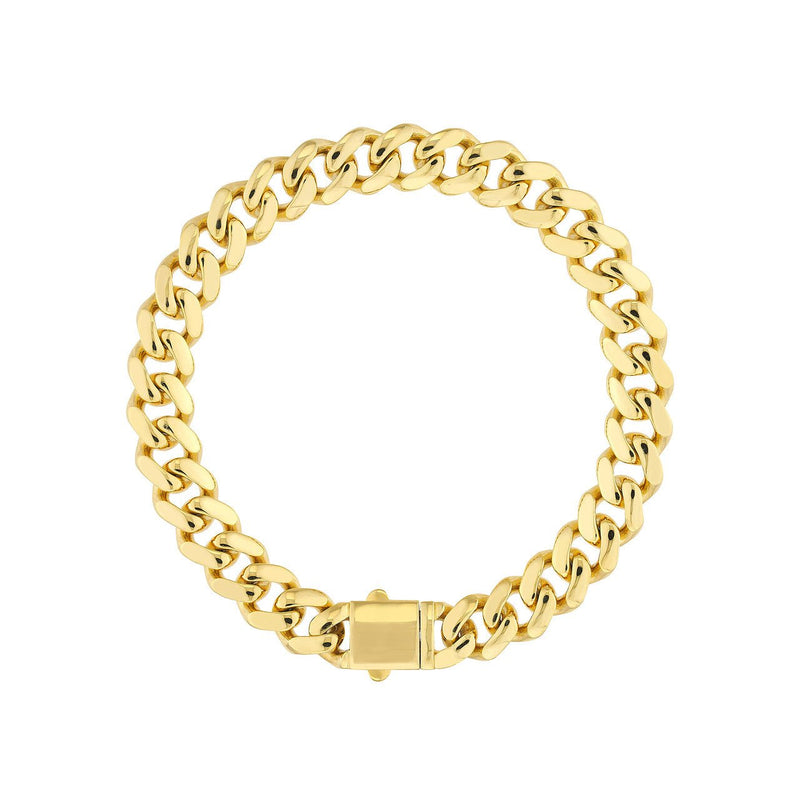 14K Gold 10.80MM Miami Cuban Chain Bracelet