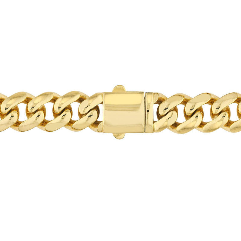 14K Gold 10.80MM Miami Cuban Chain Bracelet