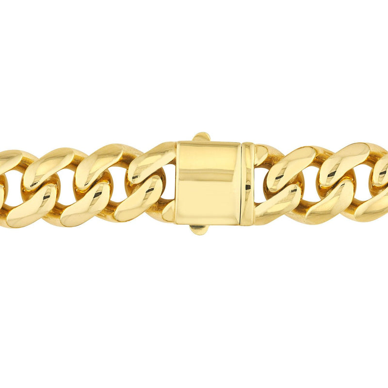 14K Gold 13.80MM Miami Cuban Chain Bracelet