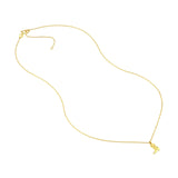 14K Gold Cowboy Boot Pendant Necklace