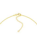 14K Gold Hanging Lariat Diamond Pendant