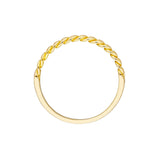 14K Gold Curb Chain Ring