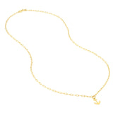 14K Gold Anchor Necklace Pendant Necklace