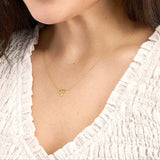 14K Gold Mushroom Pendant Necklace