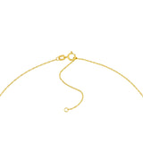 14K Gold Tennis Rackets Pendant Necklace