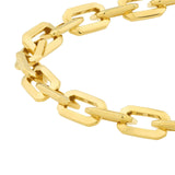 14K Gold Octagonal Squared Chain Bracelet