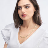 14K Gold 4.70MM Hollow Rounded Box Chain Necklace