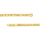 14K Gold 4.70MM Hollow Rounded Box Chain Necklace