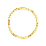 14K Gold 4.70MM Hollow Rounded Box Chain Bracelet