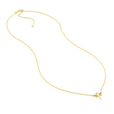 14K Gold Dragonfly Pendant Necklace