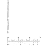 14K Two Tone Gold Half and Half Paper Clip Necklace