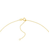 14K Gold Martini Pendant Necklace