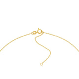 14K Gold Cocktail Glass Pendant Necklace