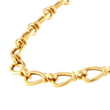 14K Gold Tear Drop Link Bracelet